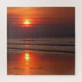 Quebra-cabeça Sunset de praia em blaszinho - 20x20 - 676 pcs