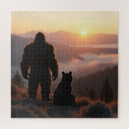 Quebra-cabeça Sunset Guardians: Young Bigfoot & Cub 
