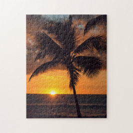 Quebra-cabeça Sunset Havaiano - 11x14 - 252 pc