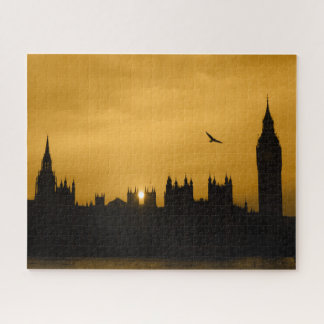 Quebra-cabeça Sunset - Londres - Big Ben - 16x20 - 520 pcs.