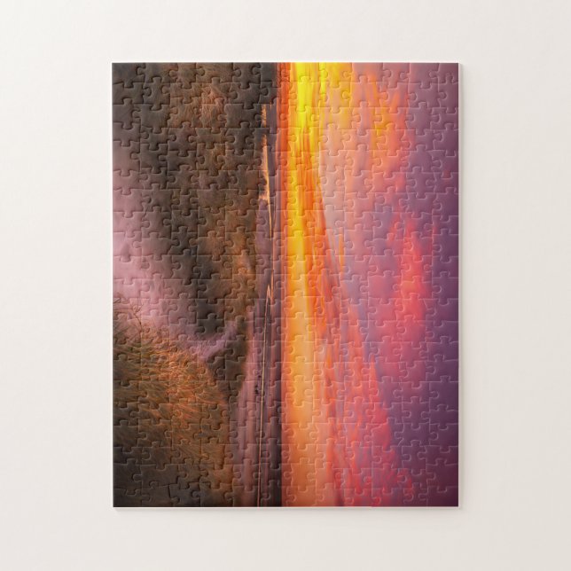 Quebra-cabeça Sunset na praia de Mayflower, no Cabo (Vertical)