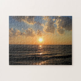 Quebra-cabeça Sunset no lago superior - 11x14 - 252 pcs