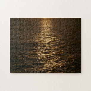 Quebra-cabeça Sunset no Oceano Água Fotografia