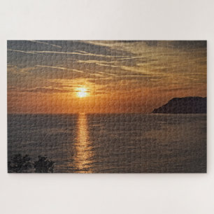 Quebra-cabeça Sunset on the Cinque Terre, Itália - 20x30 -1014 p