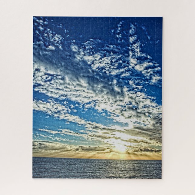 Quebra-cabeça Sunset on the Cinque Terre Italy - 16x20 - 520 pcs (Vertical)