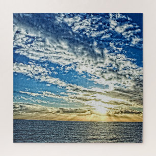 Quebra-cabeça Sunset on the Cinque Terre Italy - 20x20 - 676 pcs