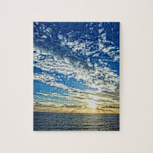 Quebra-cabeça Sunset on the Cinque Terre Italy - 8x10 - 110 pc