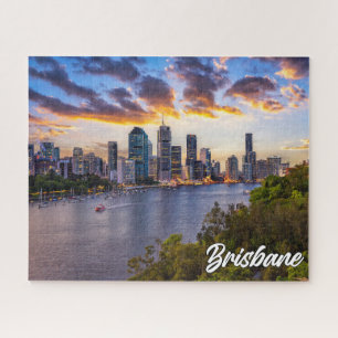 Quebra-cabeça Sunset Over Brisbane, Austrália