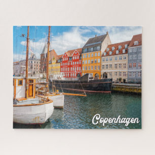 Quebra-cabeça Sunset Over Copenhagen, Dinamarca