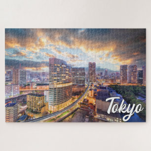 Quebra-cabeça Sunset Over Tokyo, Japão