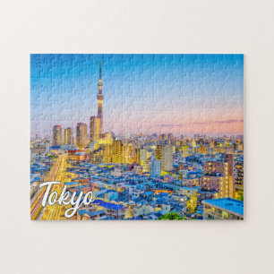 Quebra-cabeça Sunset Over Tokyo, Japão