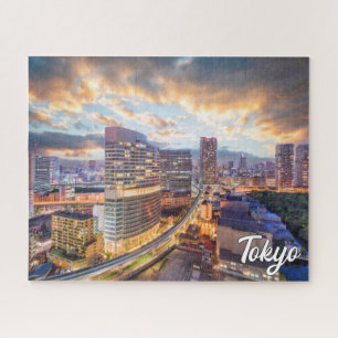 Quebra-cabeça Sunset Over Tokyo, Japão