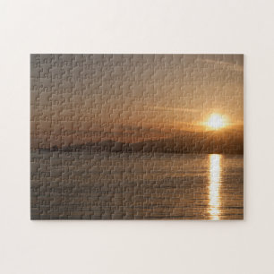 Quebra-cabeça Sunset over Vancouver Bay - Canadá