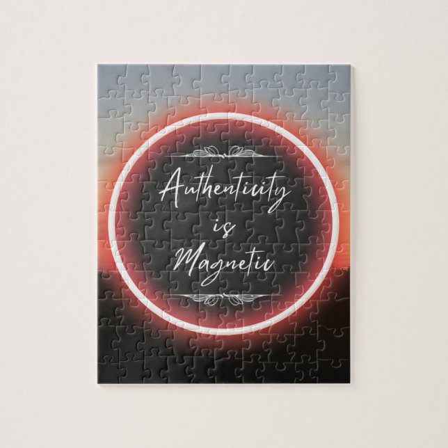 Quebra-cabeça Sunset Quote (Vertical)