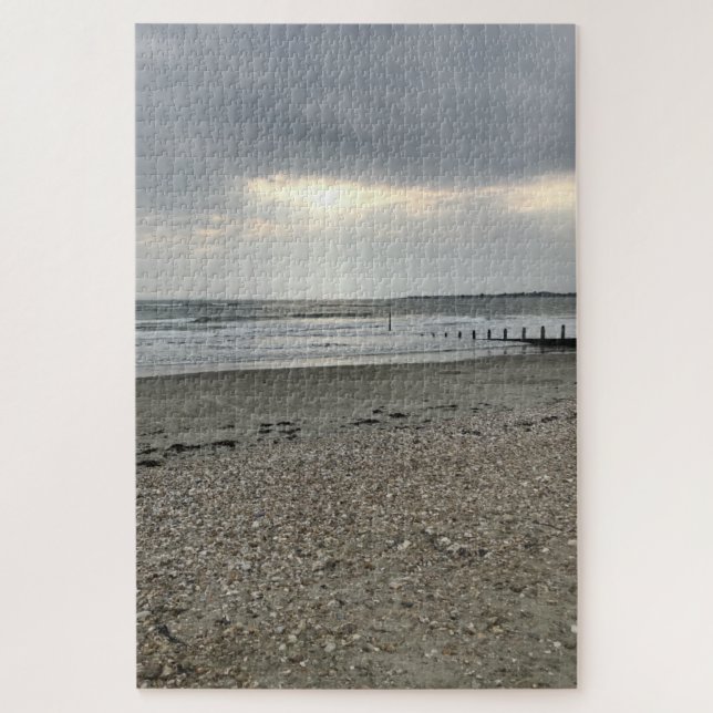 Quebra-cabeça Sunset West Wittering Beach Chichester Sussex Rein (Vertical)