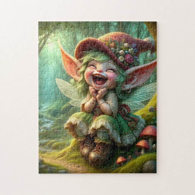 Quebra-cabeça Super Fofo Pixie Feliz (Vertical)