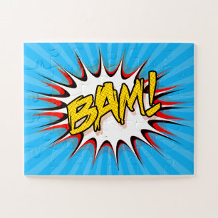 Quebra-cabeça Super Hero Clássico Bam! Bolha de Ação