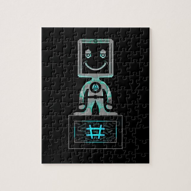 Quebra-cabeça Super-herói da marca Hash (Vertical)