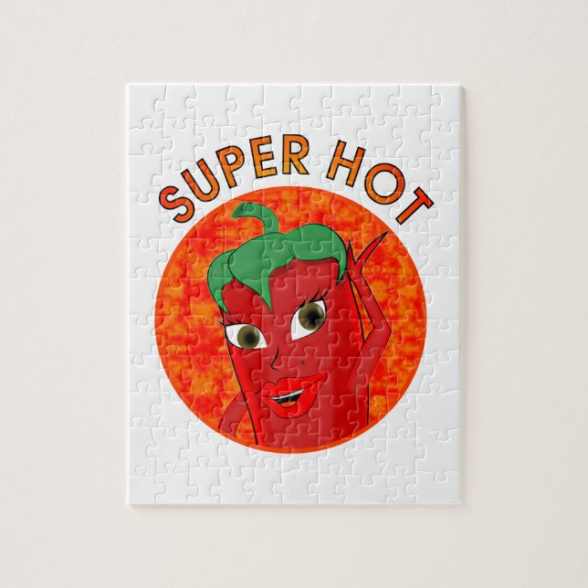 Quebra-cabeça Super Hot Pepper Diva (Vertical)