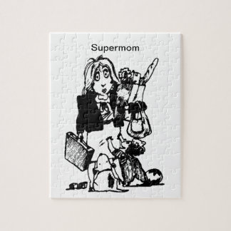 Quebra-cabeça Super-Mãe Faz Tudo Dia de as mães Pequeno
