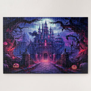 Quebra-cabeça Super Spooky Haunted Manor   Feliz Dia das Bruxas