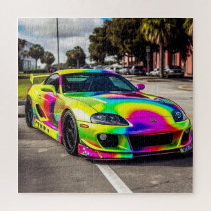Quebra-cabeça Supercarros personalizados:Cores e modificações em