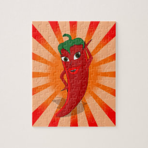 Quebra-cabeça Superestrela do Pepper Vermelho