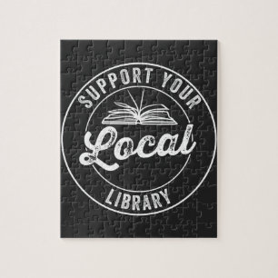 Quebra-cabeça suporte a sua biblioteca localYY Square Sticker T-