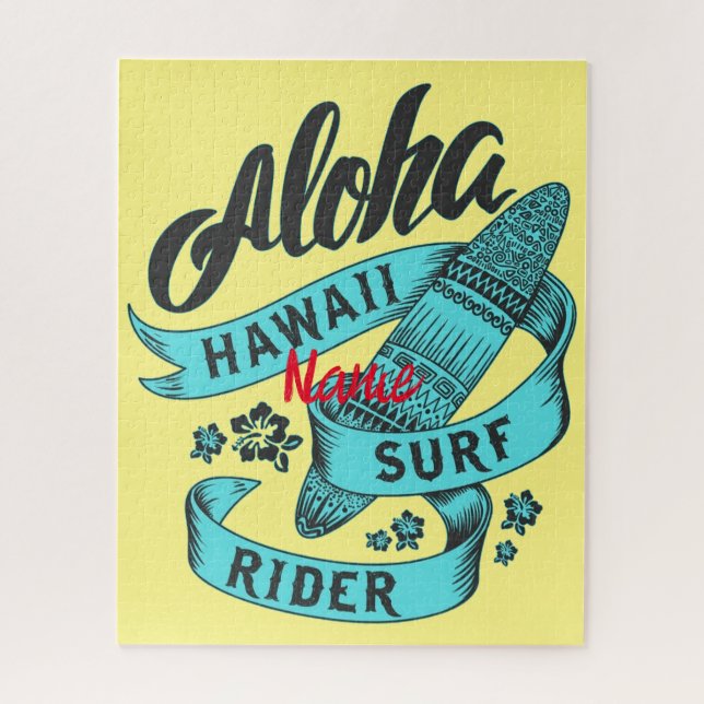 Quebra-cabeça Surf Aloha Hawaii Rider Thunder_Cove (Vertical)