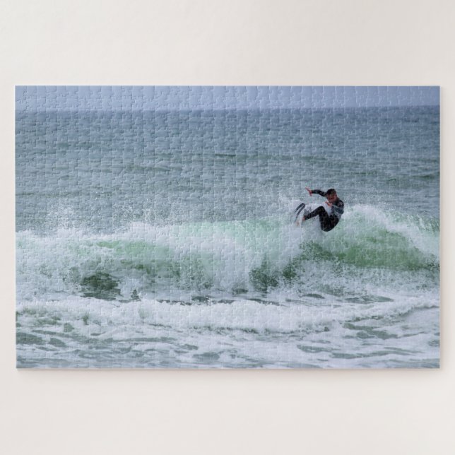 Quebra-cabeça Surf na Flórida - Praia do Cacau - 20x30 (Horizontal)