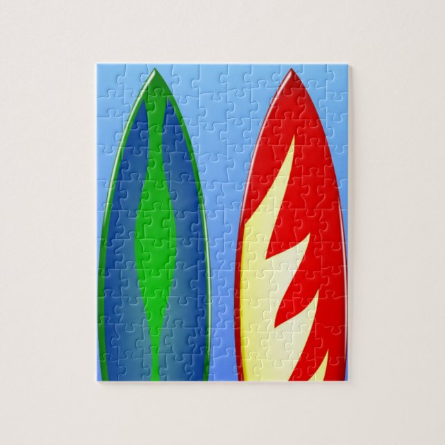 Quebra-cabeça Surf retrorreflector de pranchas (Vertical)