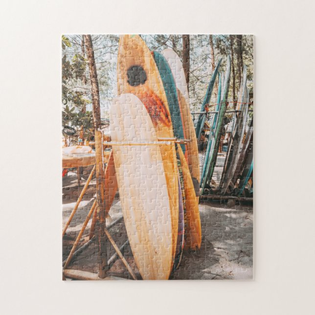 Quebra-cabeça Surfboard Beach (Vertical)