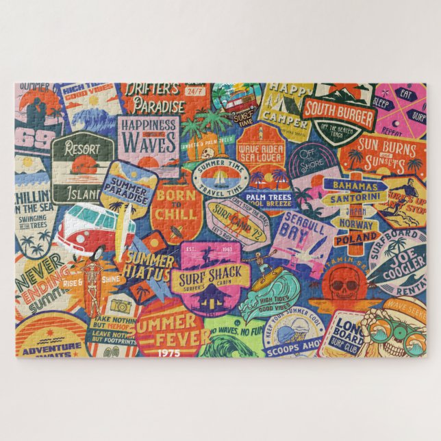 Quebra-cabeça Surfe (Horizontal)