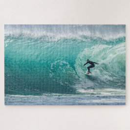 Quebra-cabeça Surfista de Ondas Grandes