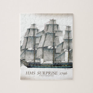 Quebra-cabeça Surpresa 1796 do HMS envelhecida
