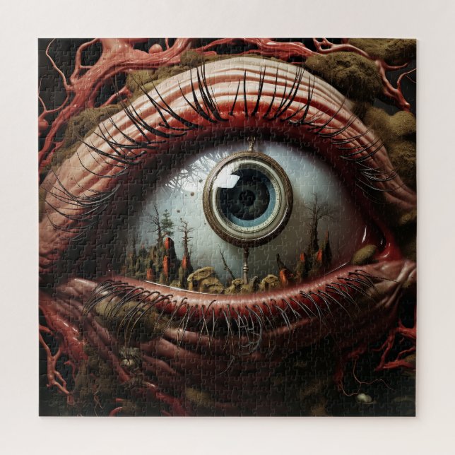 Quebra-cabeça Surreal Eyeball Fantasy Art (Vertical)
