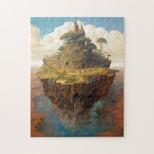 Quebra-cabeça Surreal Island Landscape Fantasy Art (Vertical)