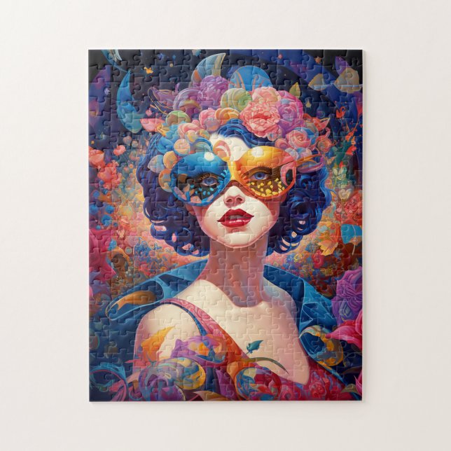 Quebra-cabeça Surreal Lady Fantasy Art (Vertical)