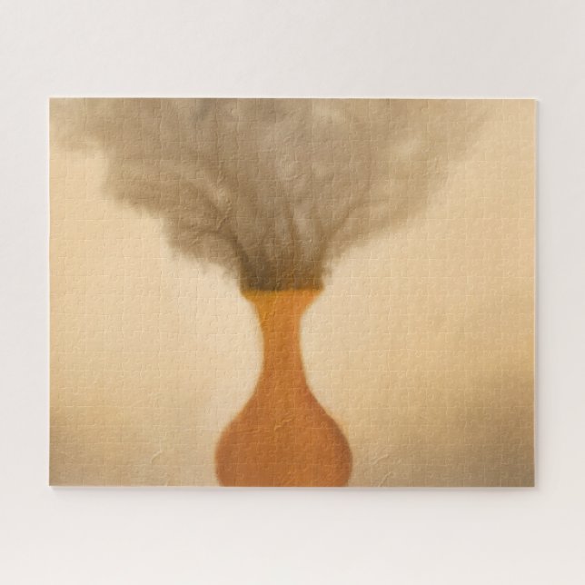 Quebra-cabeça Surreal Nature Art: The Enchanted Forest in a Vase (Horizontal)