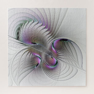 Quebra-cabeça Surreal Shy Beauty Modern Abstrato Fractal Art