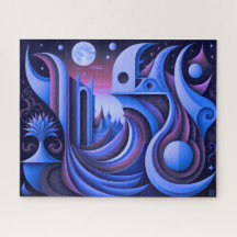 Surrealismo do Cubismo do Design Abstrato Moderno