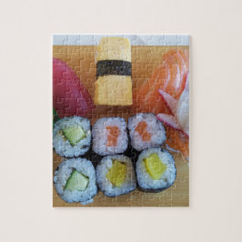 Quebra-cabeça Sushi Asia Fish Rice Comida