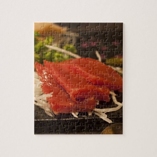 Quebra-cabeça Sushi Atum Atum Festa Hora Comida Peixe (Vertical)
