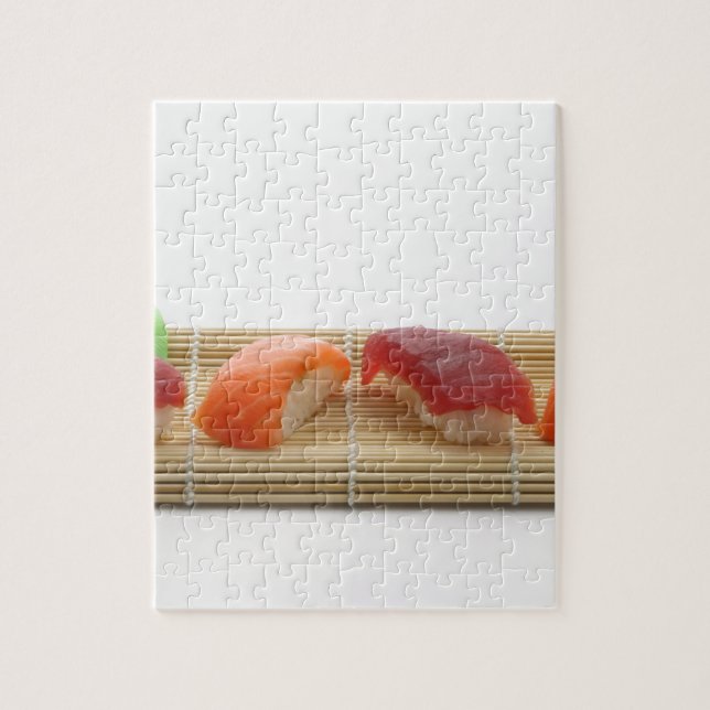 Quebra-cabeça Sushi Japonês Delicioso Comida Asiática Gostoso (Vertical)