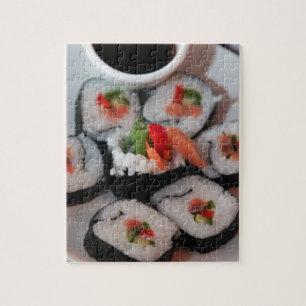Quebra-cabeça Sushi Japonês Restaurant Sauce