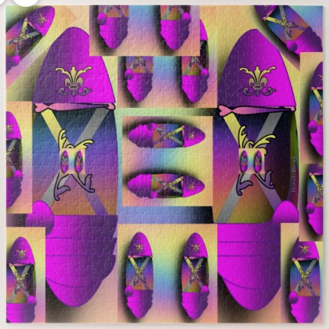 Quebra-cabeça Suspiros Roxos (Criador carregado)