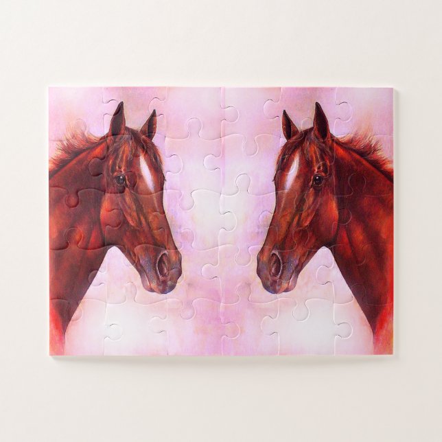Quebra-cabeça Sussurro de cavalos (Horizontal)
