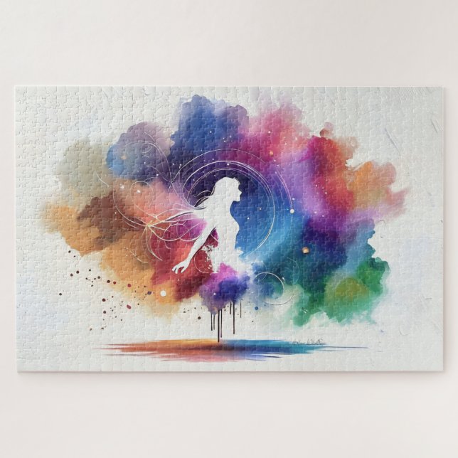 Quebra-cabeça Sussurros de uma Alma Arco-Íris (Horizontal)