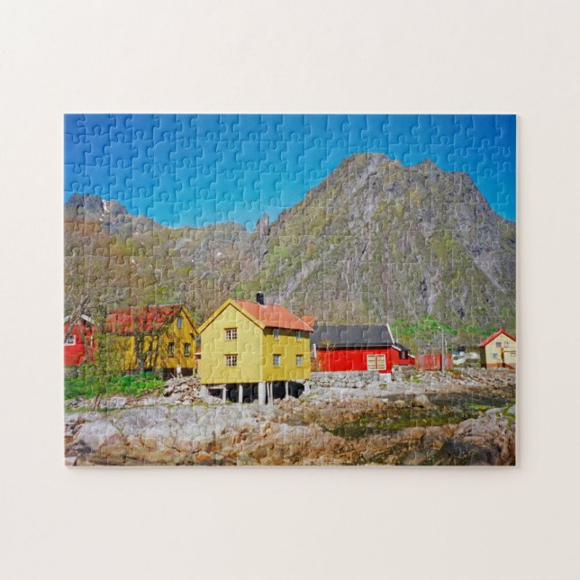 Quebra-cabeça Svolvaer, Noruega 252-pc (Horizontal)