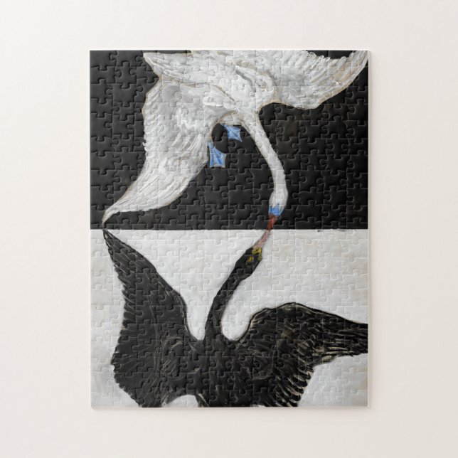 Quebra-cabeça Swan, n.º 1, por Hilma af Klint (Vertical)